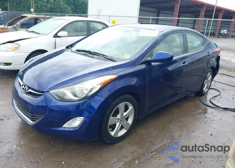 2013 Hyundai Elantra Gls from USA, damaged, VIN 5NPDH4AE7DH449986